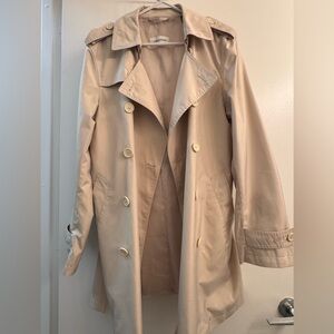 Calvin Klein Cream Men’s Trench Coat